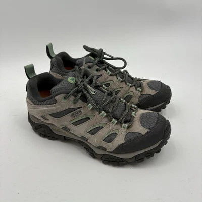 Zapatos de senderismo Merrell Moab 2 Drizzle gris menta gamuza para mujer J24462 talla 7,5 Foto 1 de 4