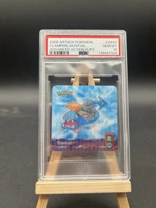 Pokemon Clamperl Huntail Advanced Action Flipz Card 2006 #AF18 POP 1 PSA 10 - Picture 1 of 3