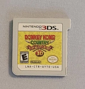 Donkey Kong Country Returns 3D Nintendo 3DS 2013 Authentic Cartridge Only - Picture 1 of 2