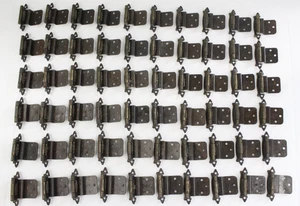 (60) Amerock Reclaimed 3/8" Inset Antique Brass Self Closing Cabinet Hinge Lot - Picture 1 of 8