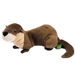 Wild Republic Cuddlekins Flussotter Plüschtier braun 17,5 Zoll realistisches Stofftier - Bild 1 von 11