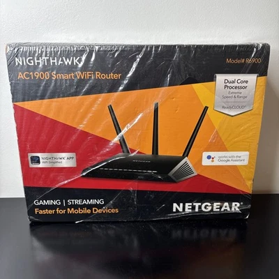 New/Sealed NETGEAR R6900 Nighthawk AC1900 Smart WiFi Router - Image 1 of 3