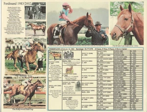 Genealogy print of Ferdinand (1986 Kentucky Derby winner) - Bild 1 von 1