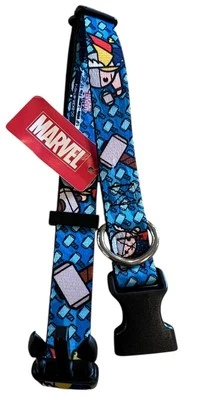 "Collar de perro grande ajustable con hebilla Marvel Comics Thor de 1"" 15""-26""" Foto 1 de 4