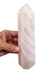 Rose Quartz Crystal Polished Tower *Premium Grade* Madagascar 424 grams. - Picture 1 of 2