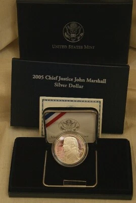 2005 John Marshall Silver Dollar Proof - Image 1 of 3