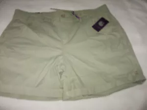 Ladies Cotton Seagrass Shorts Size 14 Gloria Vanderbilt New - Picture 1 of 2