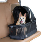 View 360 Pet Safety Carrier & Car Seat for Small Dogs & Cats Push Button Entry