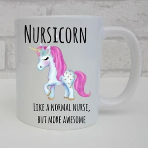 Einhorn Krankenschwester Tasse, lustiges Ammenhorn Geschenk für Krankenschwester Freundin Tochter Mama Geschenk - Bild 1 von 1