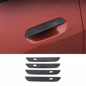 For BMW 4 Series M4 21-24 Dry Carbon Fiber Exterior Side Door Handle Cover - Picture 1 of 6