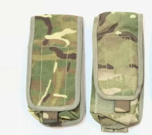 Excedente del ejército británico MTP camuflaje doble bolsas de municiones blandas G1 águila pescadora 2mag - Imagen 1 de 1