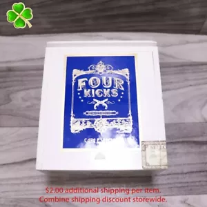Four Kicks Capa Especial robuste leere Holz Zigarrenkiste 6" x 5,25" x 3,5" - Bild 1 von 9