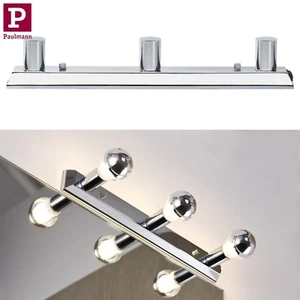 Paulmann Spiegelleuchte Regula 3-flam. Chrom ohne Leuchtmittel E14 mit Schalter - Bild 1 von 7