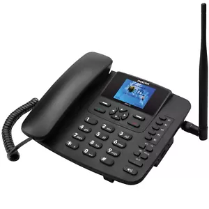 MaxCom 4G Desk Phone, Modern LTE Landline, Comfort MM41D, Android, LTE, Black - Picture 1 of 10