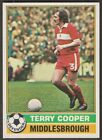 TOPPS-FOOTBALL (RED BACK 1977)-#151- MIDDLESBROUGH - TERRY COOPER