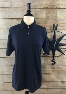 Hanes Men's Ecosmart Jersey Polo Shirt Size Small - Picture 1 of 6