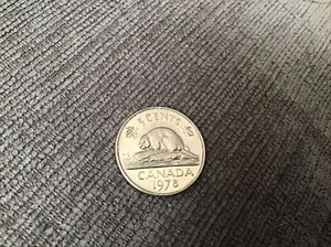 Canada 1978 Canadian Five 5 Cent Piece Beaver - Picture 1 of 2