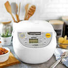 New Japanese Tiger 5.5-Cup Micom Rice Cooker & Warmer Stainless Steel photo