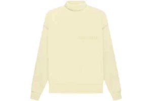 Fear Of God Essentials Mockneck Canary (192SU222236F) Men's Size XXS-2XL - Picture 1 of 1