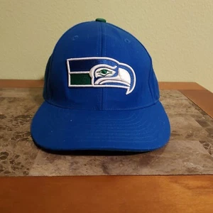 Seattle Seahawks Hat Cap Mens 7 1/4 Retro Vintage Collection Fitted NFL Football - Picture 1 of 8