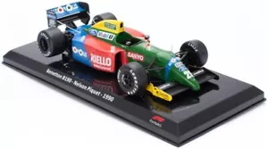 BENETTON B190 FORMULA 1 RACING CAR - NELSON PIQUET 1990 - 1:24 - INC STAND, CASE - Picture 1 of 4