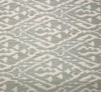 SOMBRILLA BALLARD DESIGNS FELICITY MIST AZUL IKAT EXTERIOR INTERIOR TELA POR YARDA Foto 1 de 4