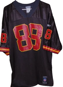 vintage Kansas City Chiefs Reebok Tony Gonzalez Jersey Large Gray - Picture 1 of 2