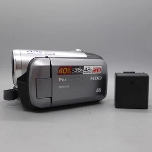 Panasonic SDR-H40 Handheld 40GB HDD Camcorder Silver Tested - Picture 1 of 9