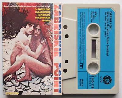 VARIOUS - ZABRISKIE POINT (MGM 3140118) 1970s UK CASSETTE TAPE PINK FLOYD ETC - Image 1 of 3