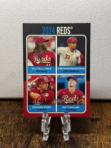 2024 Topps Heritage High Number - 2024 Reds Rookies De La Cruz, McLain #75TQ-8 - Picture 1 of 2