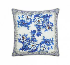 CAMILLA CUSHION RING OF ROSES SILK CRYSTALS LARGE 65x65 new - Picture 1 of 2