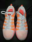 Nike Flyknit Lunar 2 Atomic Running Shoes Orange  620465-018 Men's Sz 8.5