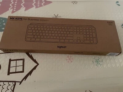 Logitech MX Keys for Business Graphite Brown Box 920010116 - Image 1 of 4