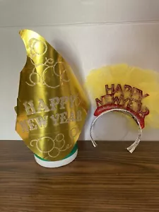 Vintage New Years Eve Hats Set Of 2 His And Hers - Picture 1 of 5