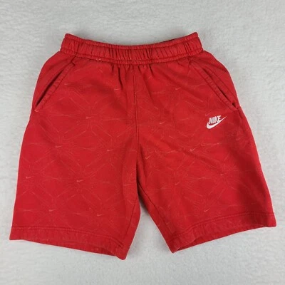 Шорты мужские флисовые Nike маленькие красные с полным принтом хлопковые беговые шорты - Изображение 1 из 4