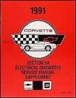 1991 Corvette Elektrisch Diagnose Wiring Service Manuell 91 Chevy OEM