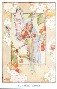 Postal Fantasía Las hadas de cerezo Las hadas en nuestro jardín Margaret Tarrant - Imagen 1 de 2