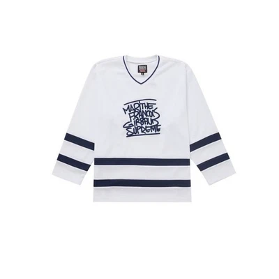 Supreme Marithé & François Girbaud Hockey Jersey White Size: Extra Large - Image 1 of 4