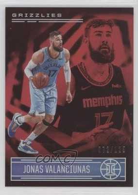 2020-21 Panini Illusions Trophy Collection Ruby /125 Jonas Valanciunas #109 - Image 1 of 2