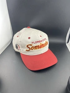 Vintage Sports Specialties Florida State Seminoles Script The Twill Bello Gratis SH - Foto 1 di 14
