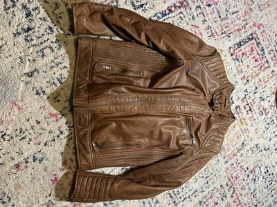 Hermosa Chaqueta Wilson Vintage Cuero Genuino Talla M Foto 1 de 4