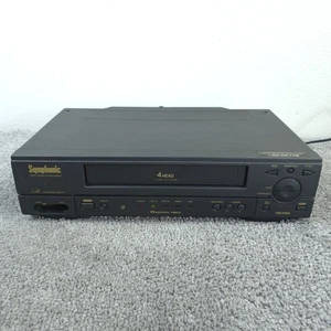 Symphonic VCR 4-Head VHS Cassette Player Recorder Vintage No Remote Works - Picture 1 of 11