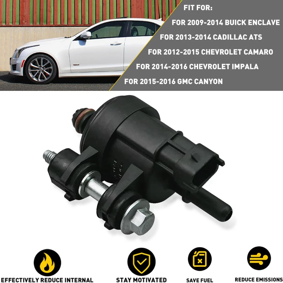 Solenoide de válvula de purga de bote de vapor para GMC Buick Cadillac XTS Chevy Traverse EE. UU. Foto 1 de 4