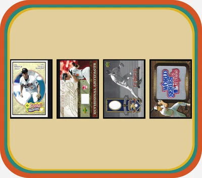 Lote de relíquias Cal Ripken Jr Orioles (4) — 3 cartas Jersey + patch 1983 World Series - Imagem 1 de 4