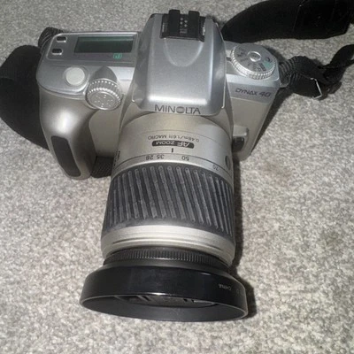 Minolta Dynax 40 35mm SLR Film Camera with 28-100 AF Lens - Tested - Image 1 of 4