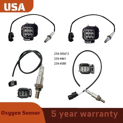 4X Up+Downstream Oxygen O2 Sensor For Honda Pilot 2012-2015 Ridgeline 2012-2014 - Image 1 of 4