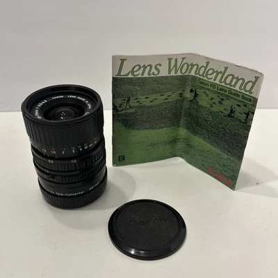 Lente zoom Canon FD 35-70 mm 1:3,5-4,5 ~ Lente zoom clásica con montaje FD Foto 1 de 4