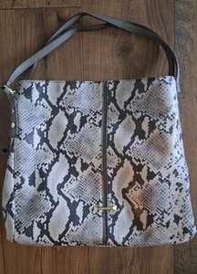 ANNE KLEIN Snake Print Tote Bag - Picture 1 of 8
