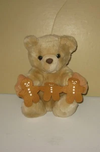 Oso de peluche de peluche de 10" X-Mas Pals con galletas de jengibre - Imagen 1 de 1