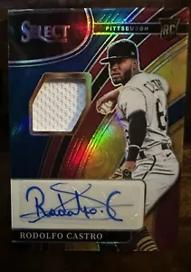 RODOLFO CASTRO 2022 SELECT RPA ROOKIE PATCH TRI COLOR RC AUTO /99 - Picture 1 of 10